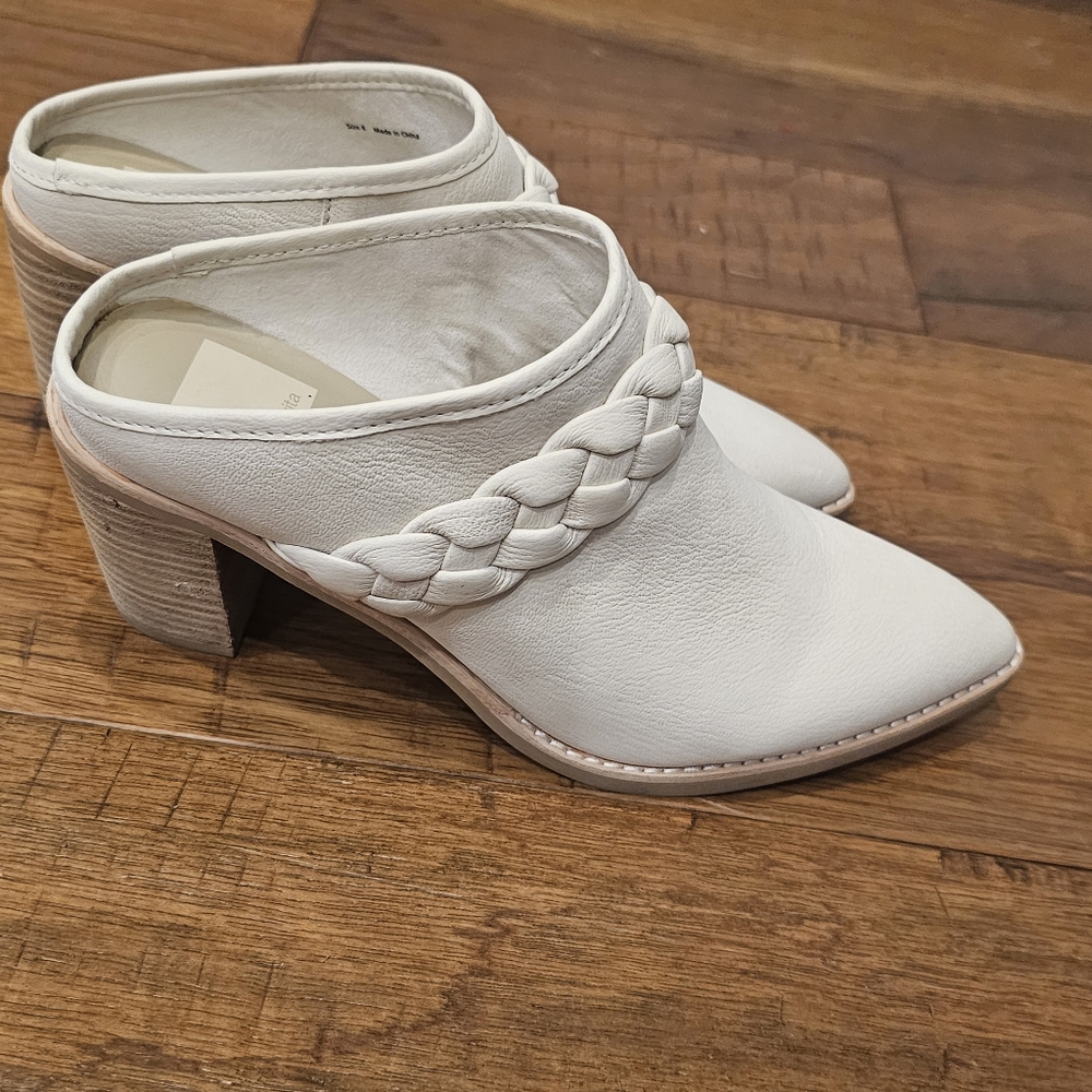 Dolce Vita Ivory Serla Braid Mule size 8 - Picture 2 of 6
